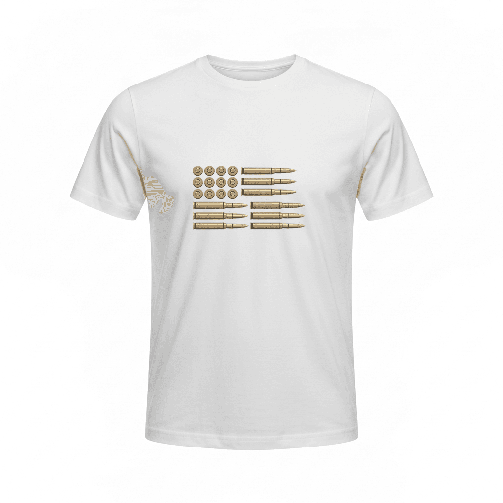 American Bullet Flag 3D