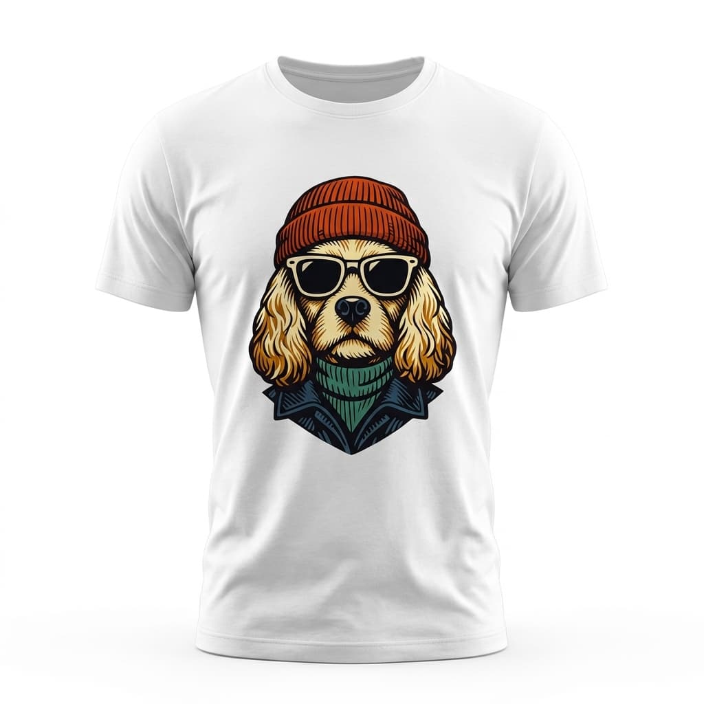 Cool Dog Beanie 3D