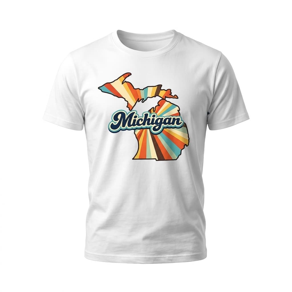 Retro Michigan Pride 3D