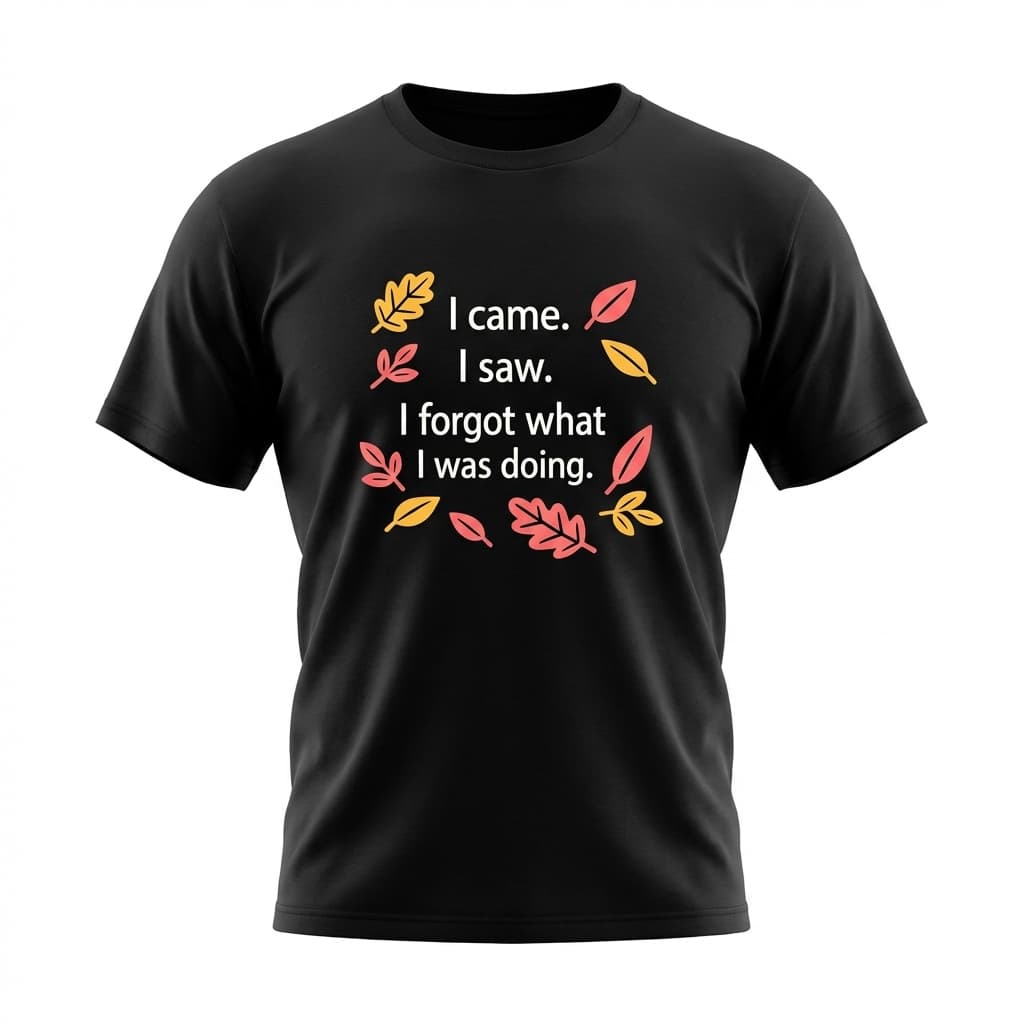 Came Saw Forgot Leaves 3D