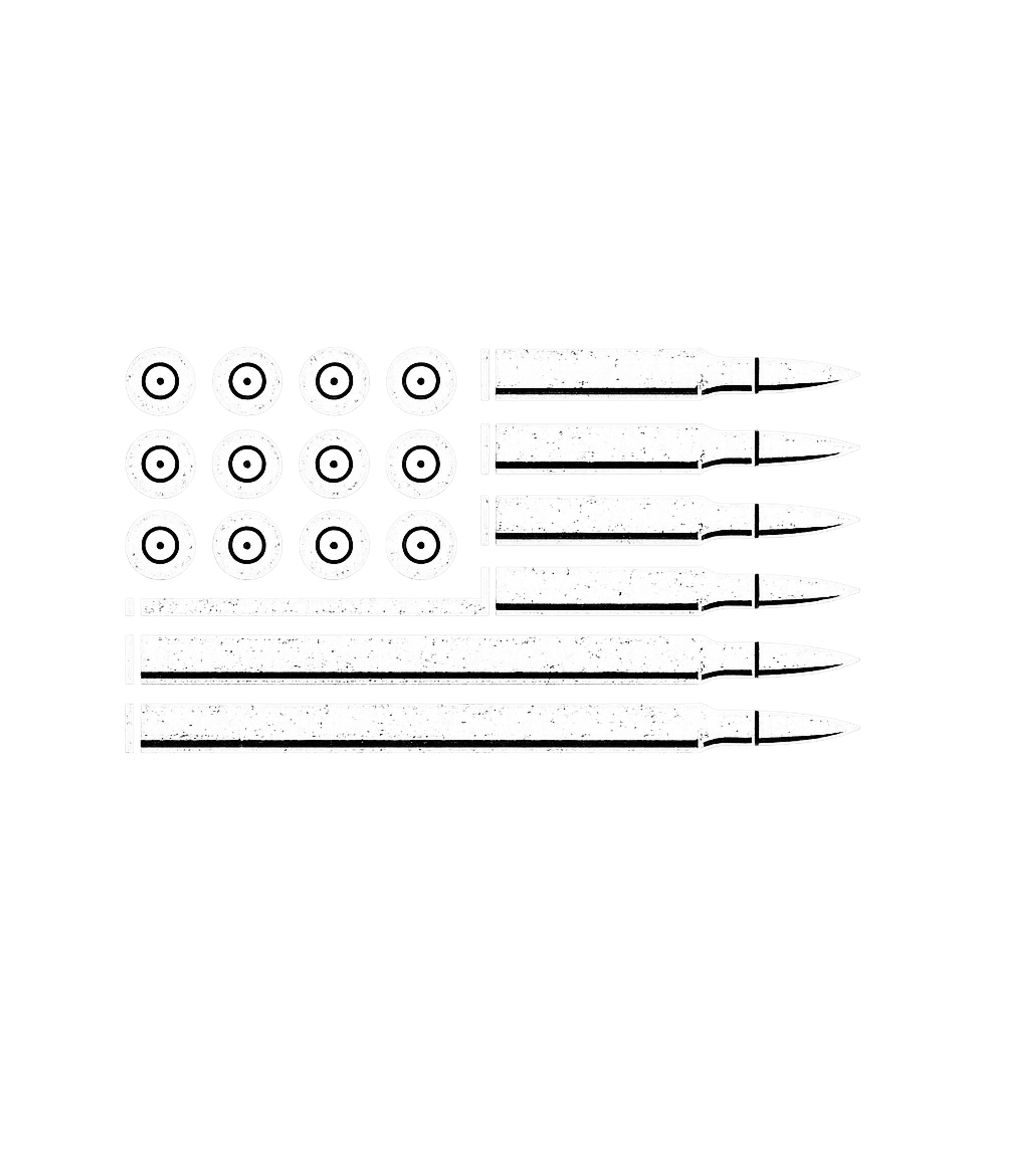 BULLET FLAG RED* CLASSIC TEE