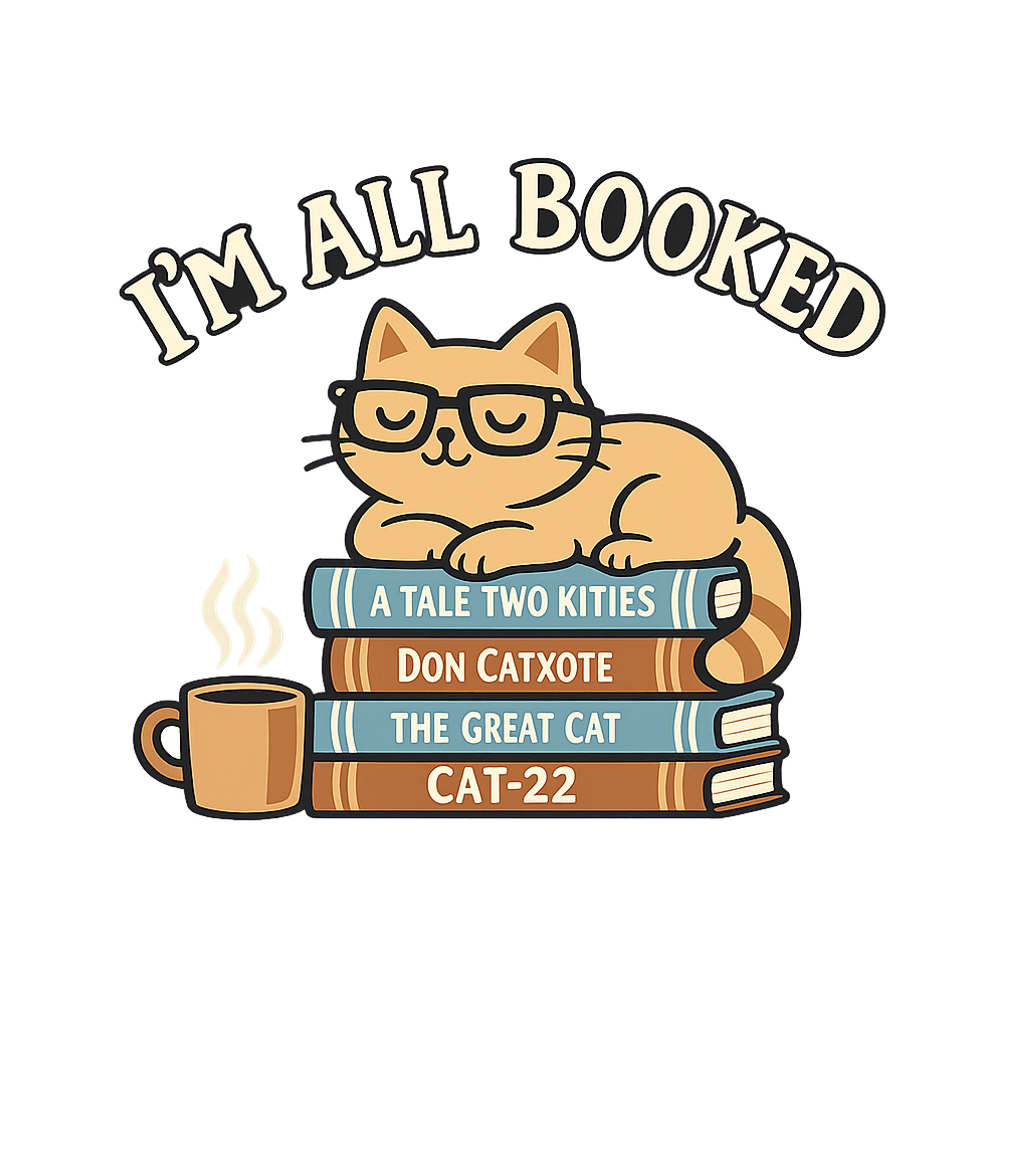 All Booked Cat Reader Cats Tank Top featuring This charming graphic features a bespectacled cat happily lo – designed by Geoff Brown @ SunFrog All Booked Cat Reader Cats Tank Top featuring This charming graphic features a bespectacled cat happily lo – designed by Geoff Brown @ SunFrog