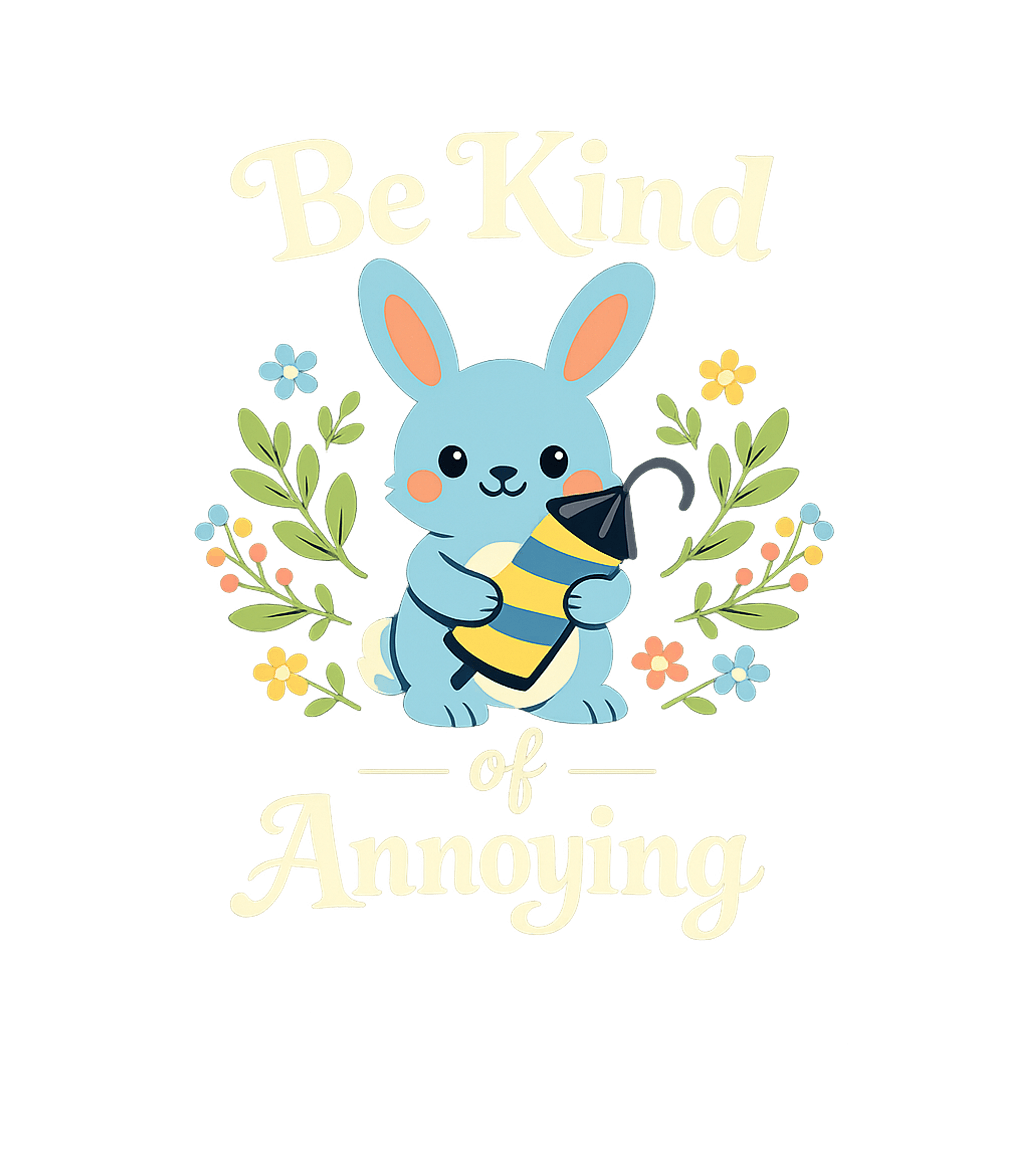 Be Kind of Annoying Bunny Sarcasm Tank Top featuring This adorable graphic features a cute bunny holding a firecr – designed by Geoff Brown @ SunFrog Be Kind of Annoying Bunny Sarcasm Tank Top featuring This adorable graphic features a cute bunny holding a firecr – designed by Geoff Brown @ SunFrog