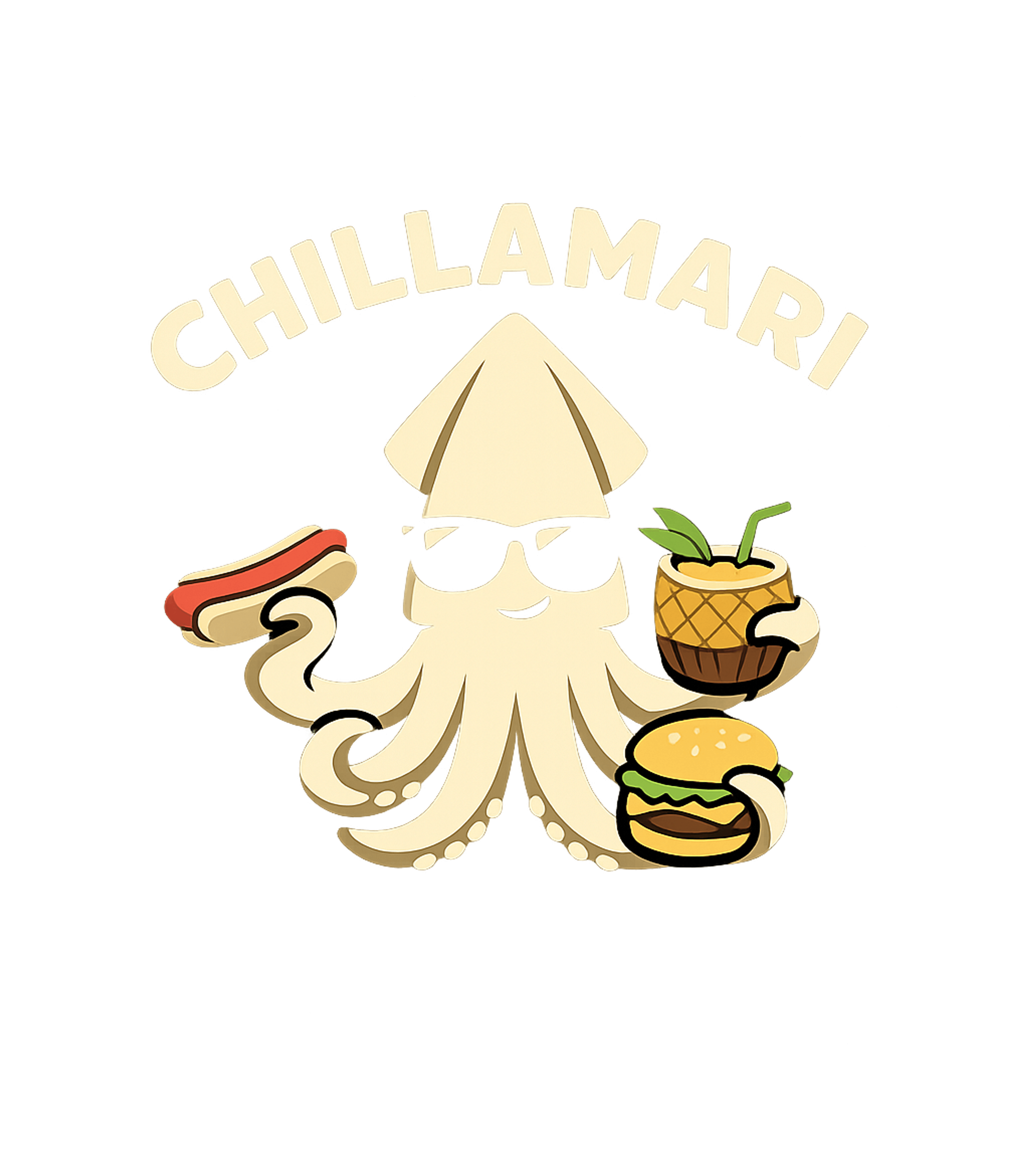 Chillamari Squid Vibes Dad Jokes Tank Top featuring This fun graphic features a cool squid in sunglasses enjoyin – designed by Geoff Brown @ SunFrog Chillamari Squid Vibes Dad Jokes Tank Top featuring This fun graphic features a cool squid in sunglasses enjoyin – designed by Geoff Brown @ SunFrog