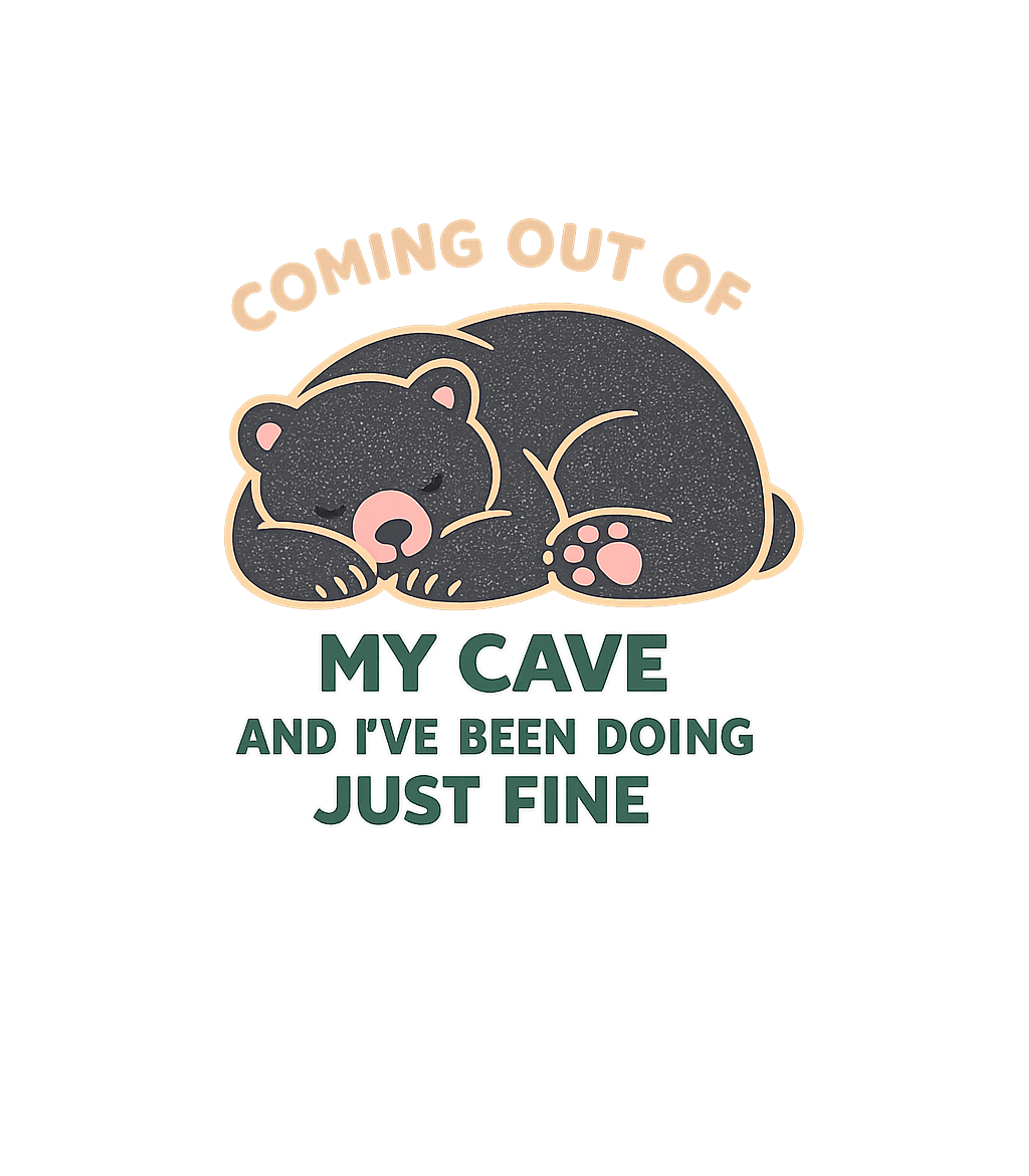 Coming Out Of My Cave Sarcasm Tank Top featuring This charming graphic features a cute sleeping bear, perfect – designed by Geoff Brown @ SunFrog Coming Out Of My Cave Sarcasm Tank Top featuring This charming graphic features a cute sleeping bear, perfect – designed by Geoff Brown @ SunFrog