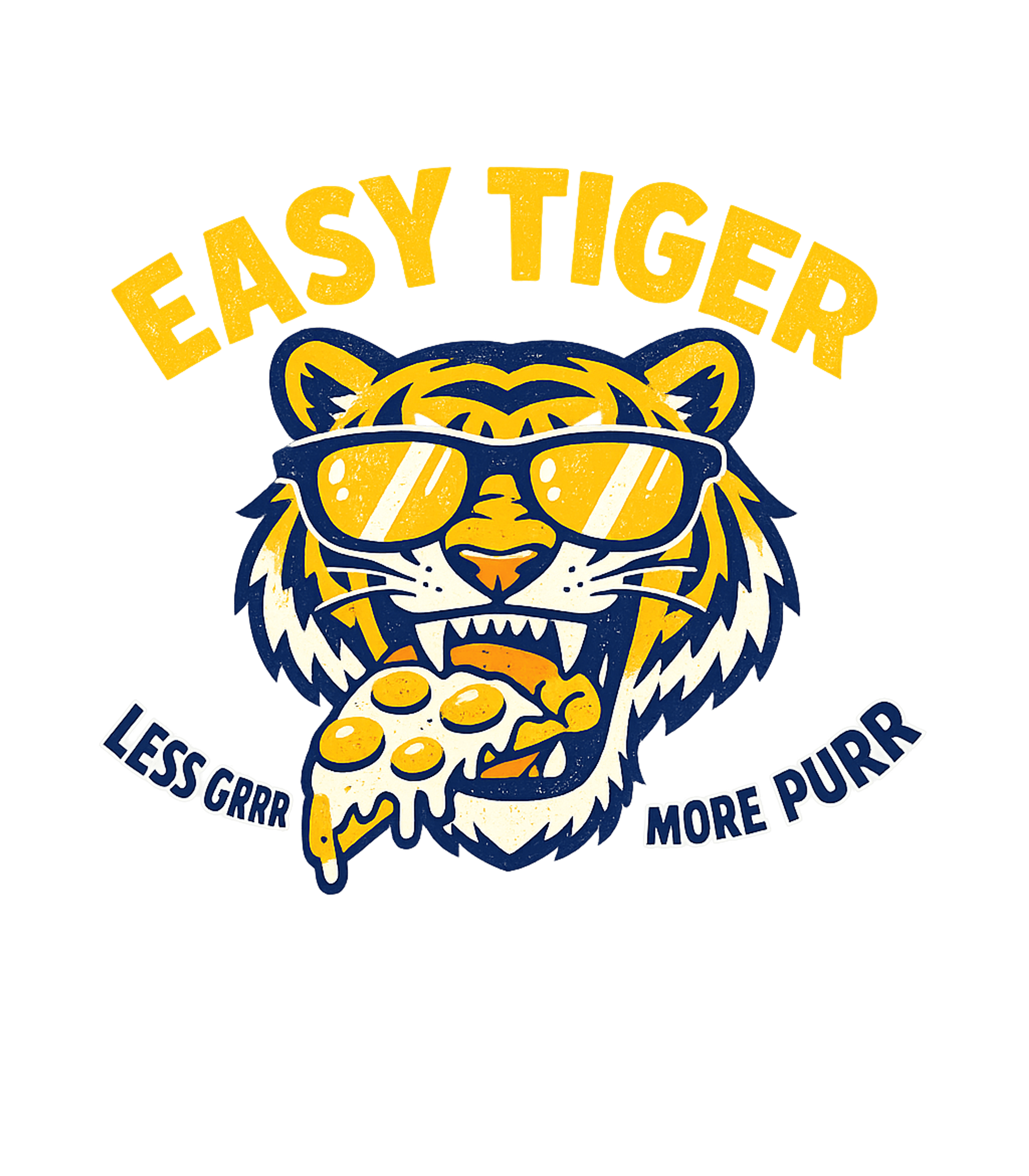 Easy Tiger Pizza Purr Wildlife Tank Top featuring This playful graphic features a cool, sunglasses-wearing tig – designed by Geoff Brown @ SunFrog Easy Tiger Pizza Purr Wildlife Tank Top featuring This playful graphic features a cool, sunglasses-wearing tig – designed by Geoff Brown @ SunFrog