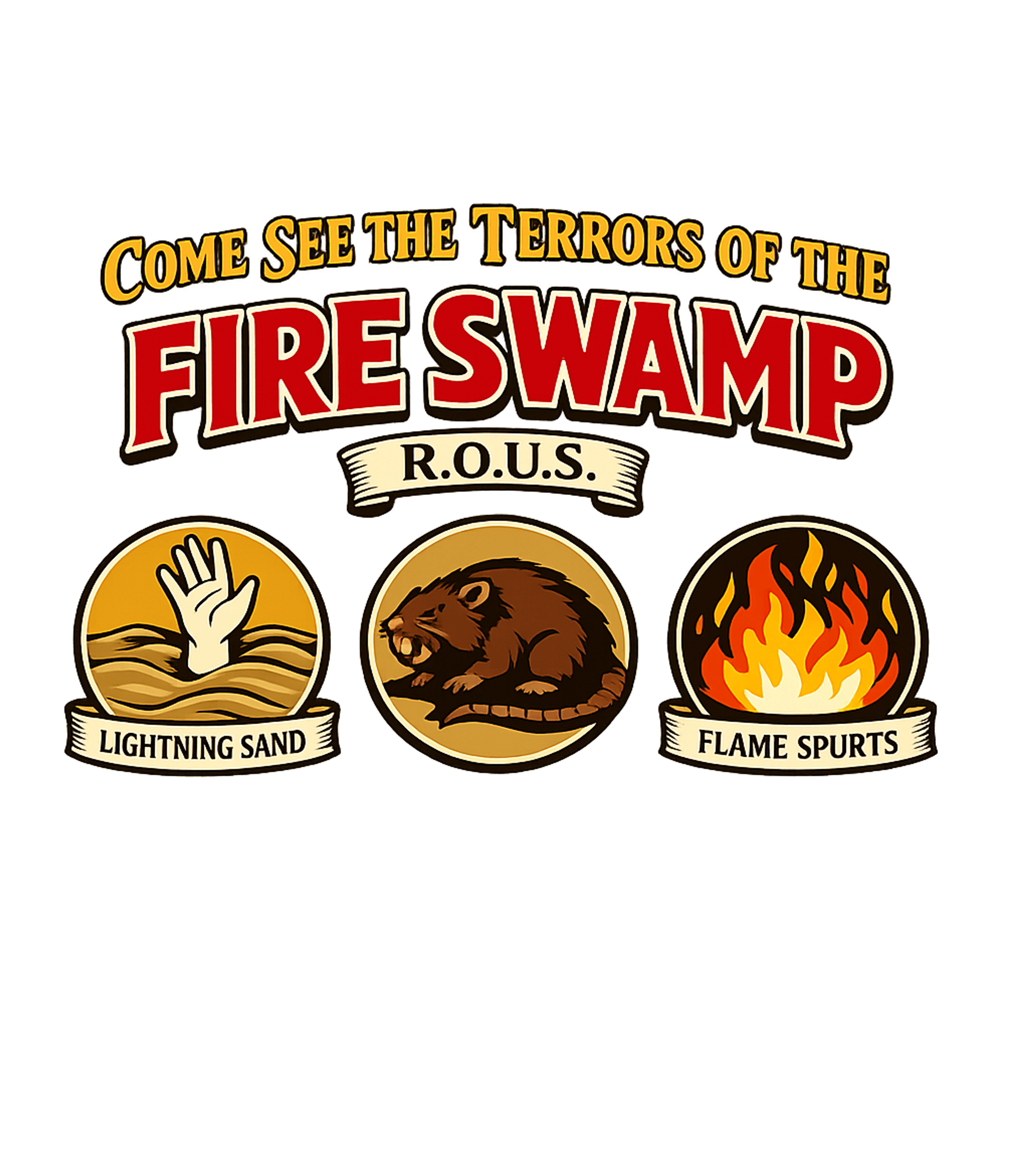 Fire Swamp Adventures Meme Humor Tank Top featuring This graphic playfully showcases the iconic dangers of the F – designed by Geoff Brown @ SunFrog Fire Swamp Adventures Meme Humor Tank Top featuring This graphic playfully showcases the iconic dangers of the F – designed by Geoff Brown @ SunFrog