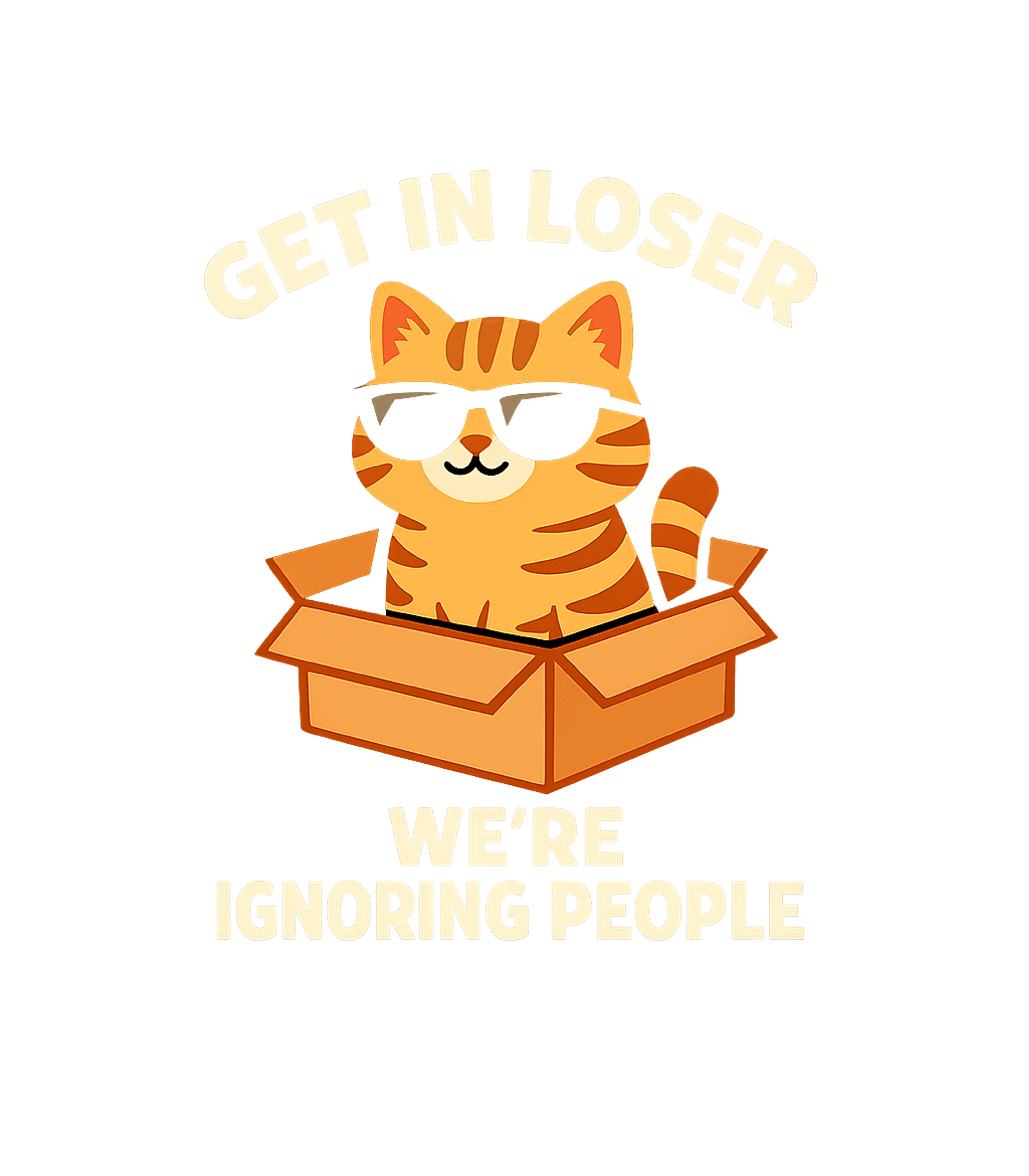 Get In Loser Cat Cats Tank Top featuring This design features a cool, striped cat in sunglasses invit – designed by Geoff Brown @ SunFrog Get In Loser Cat Cats Tank Top featuring This design features a cool, striped cat in sunglasses invit – designed by Geoff Brown @ SunFrog