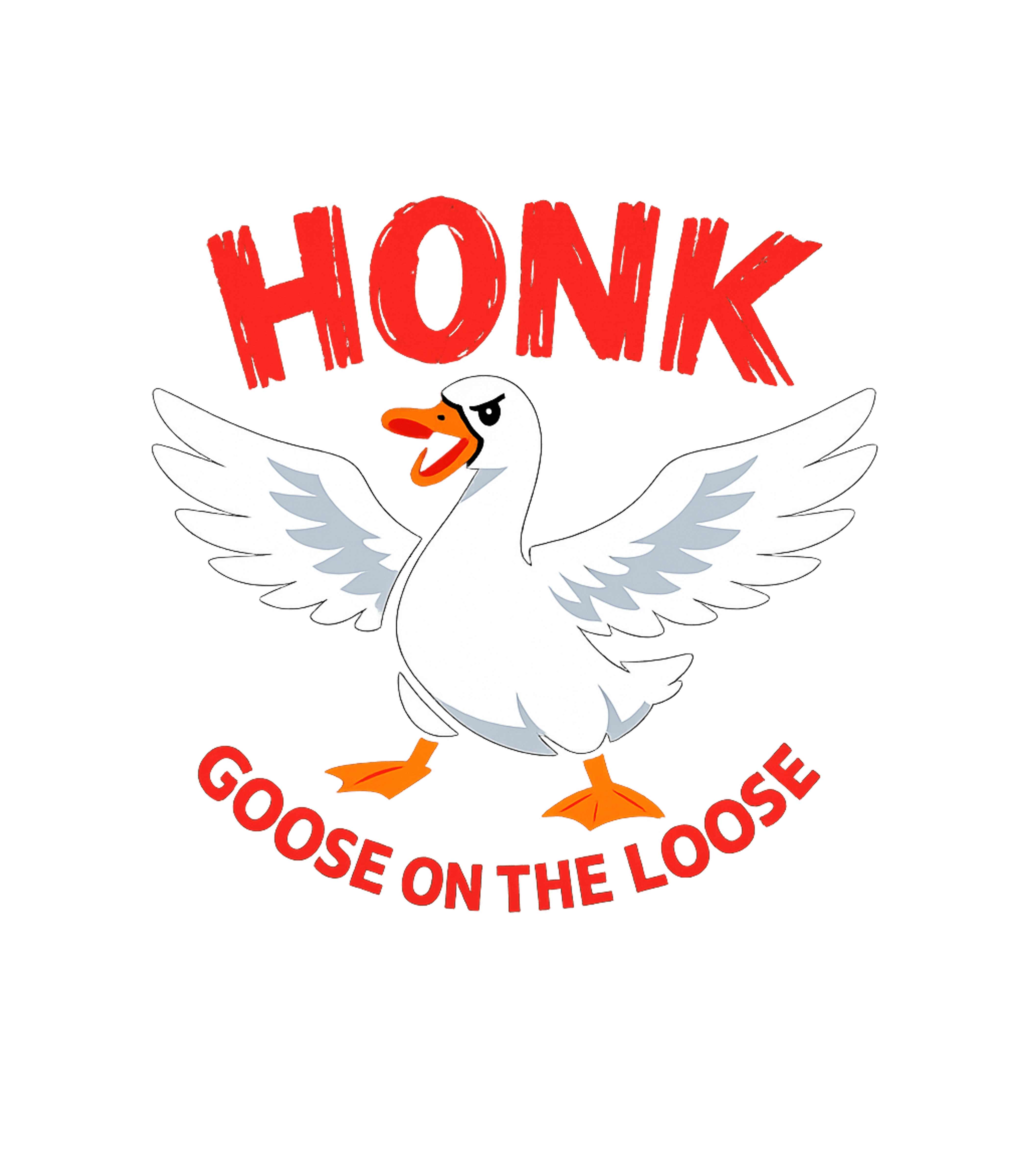 Honk Goose on Loose Wildlife Tank Top featuring This fun graphic features an angry goose declaring "HONK" wi – designed by Geoff Brown @ SunFrog Honk Goose on Loose Wildlife Tank Top featuring This fun graphic features an angry goose declaring "HONK" wi – designed by Geoff Brown @ SunFrog