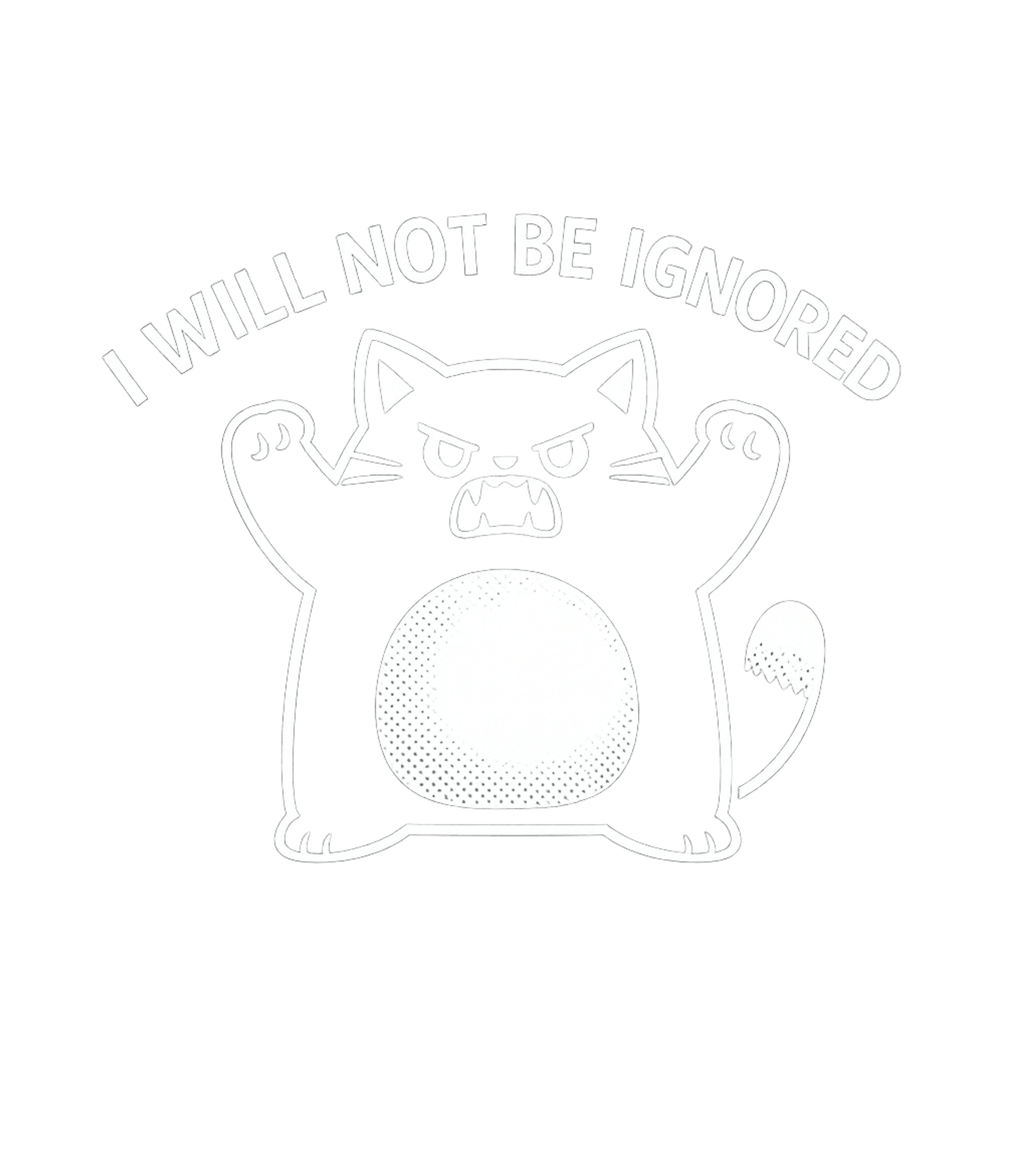 Ignored Angry Cat Cats Tank Top featuring This defiant graphic features an angry cat demanding attenti – designed by Geoff Brown @ SunFrog Ignored Angry Cat Cats Tank Top featuring This defiant graphic features an angry cat demanding attenti – designed by Geoff Brown @ SunFrog
