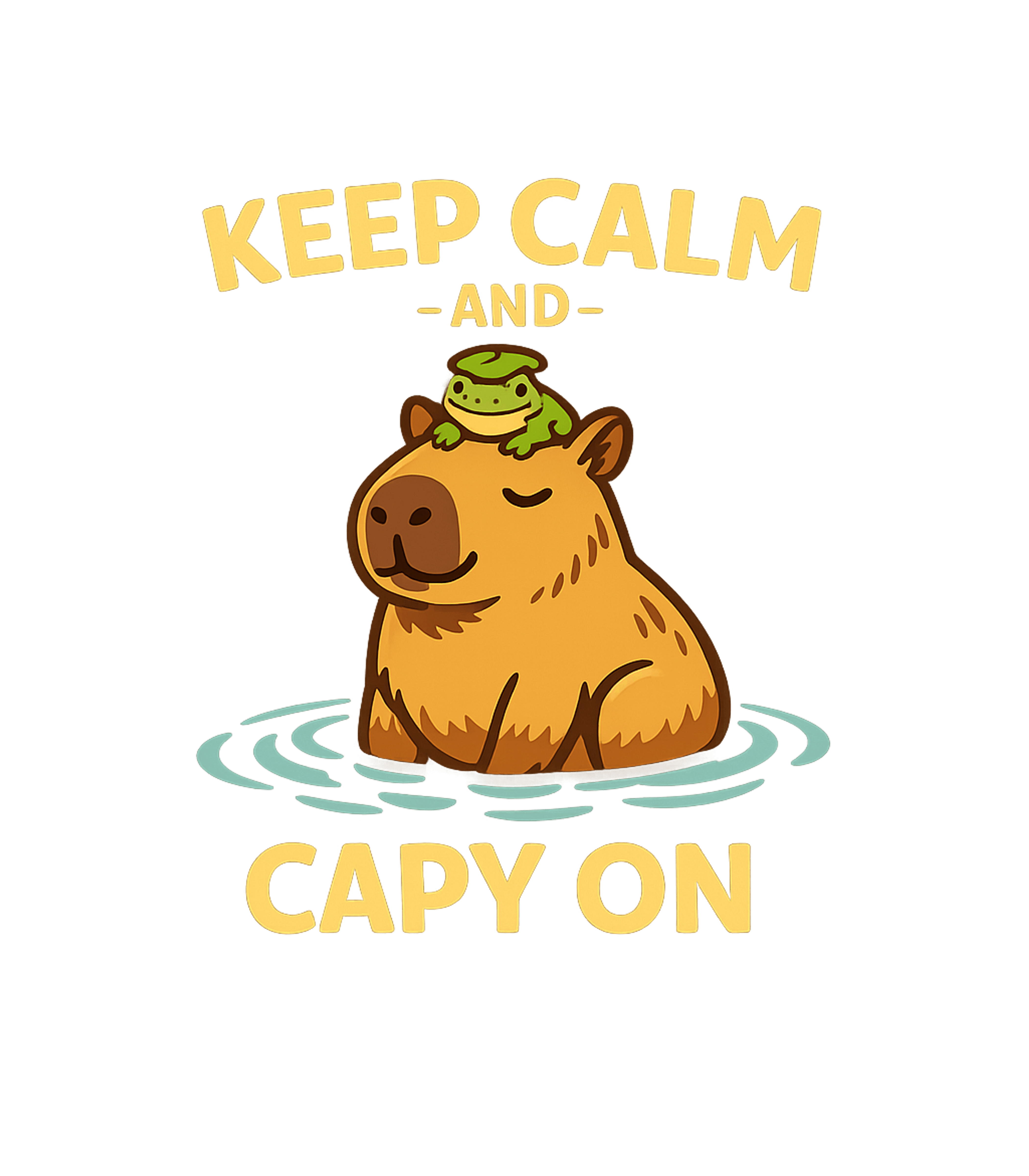 Keep Calm Capy On Wildlife Tank Top featuring Embrace tranquility with this adorable capybara graphic, fea – designed by Geoff Brown @ SunFrog Keep Calm Capy On Wildlife Tank Top featuring Embrace tranquility with this adorable capybara graphic, fea – designed by Geoff Brown @ SunFrog