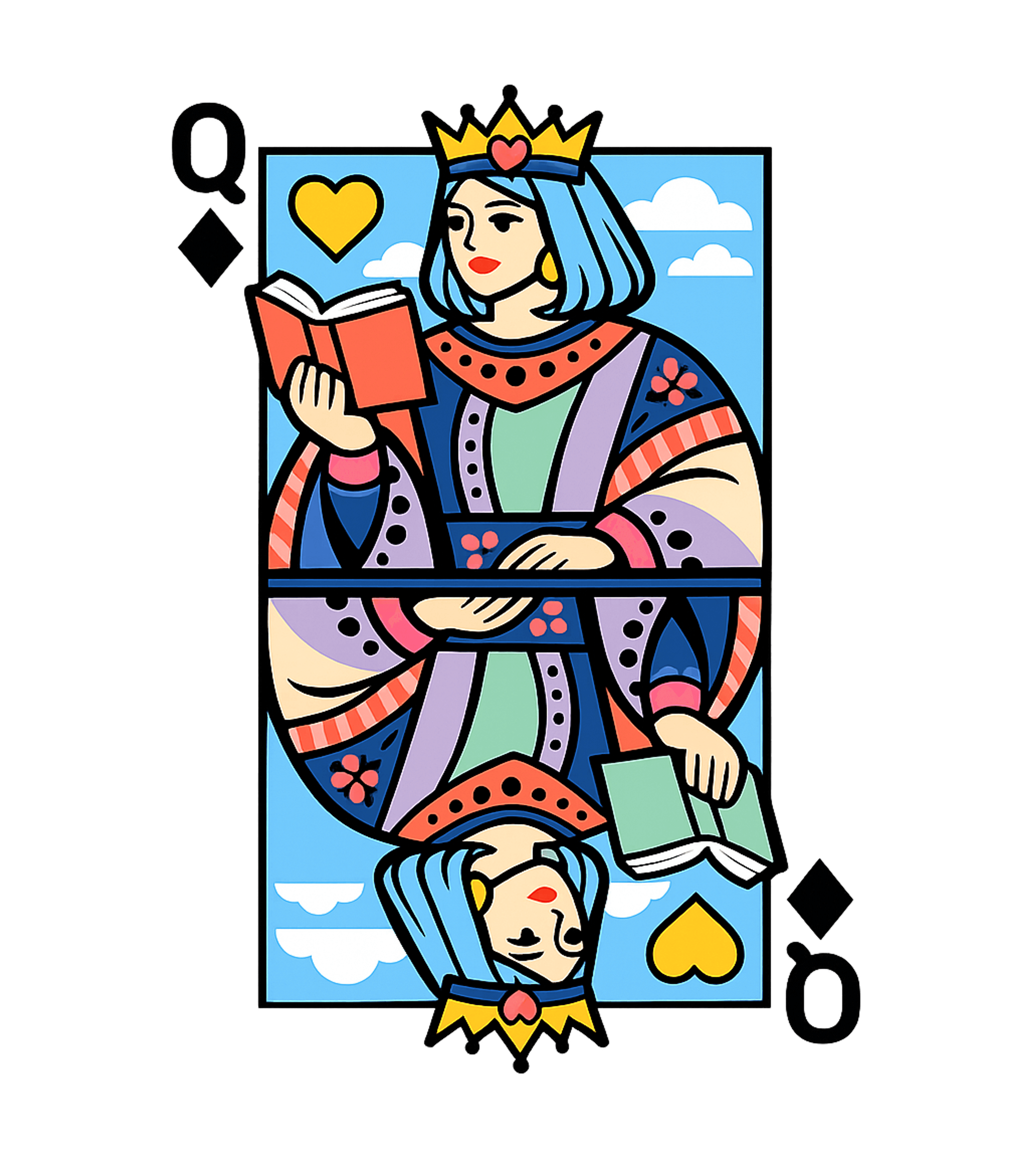 Literary Queen Card Gaming Tank Top featuring Celebrate your love for reading with this vibrant Queen play – designed by Geoff Brown @ SunFrog Literary Queen Card Gaming Tank Top featuring Celebrate your love for reading with this vibrant Queen play – designed by Geoff Brown @ SunFrog