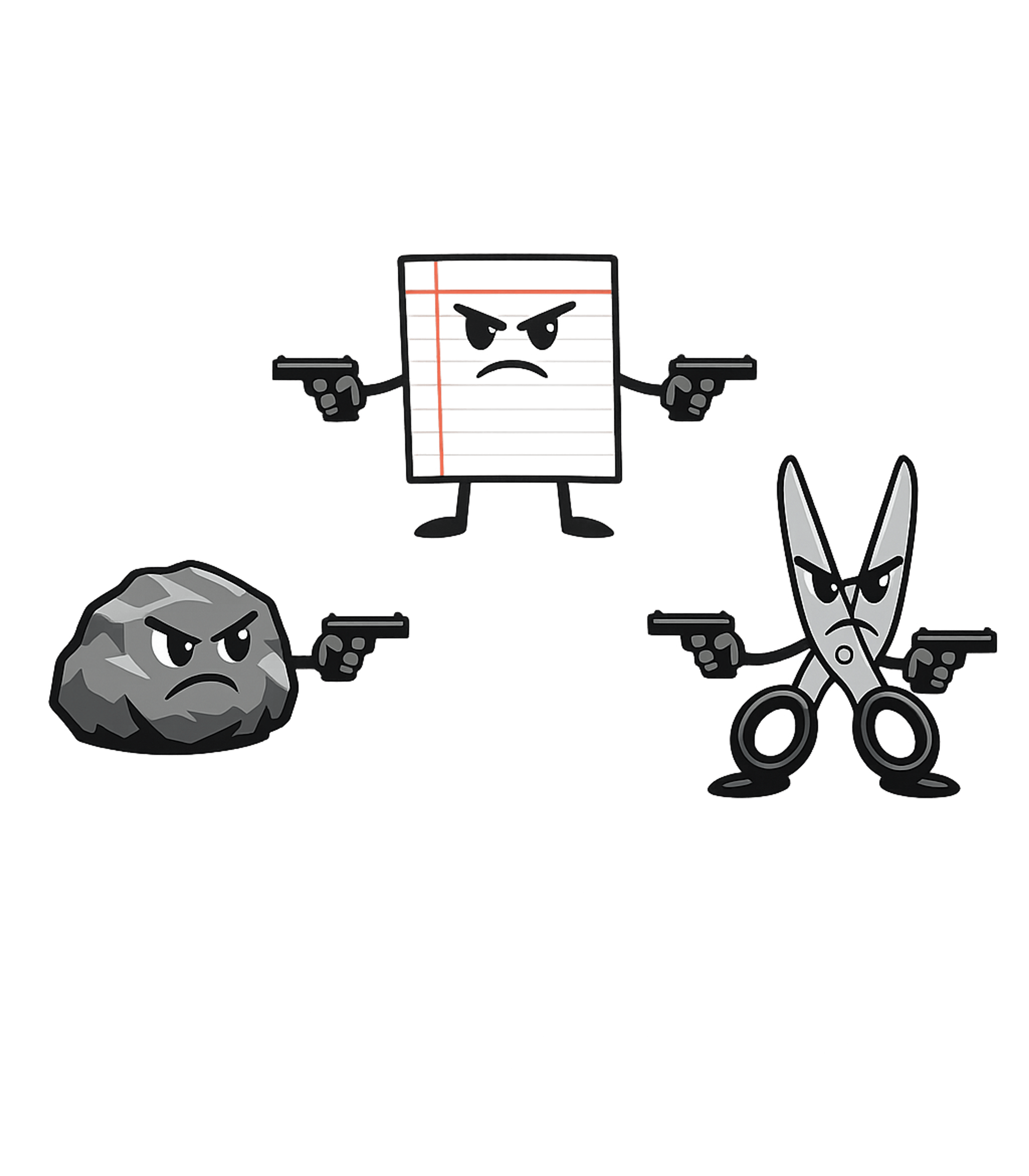 Rock Paper Shotgun Meme Humor Tank Top featuring This edgy graphic reimagines the classic Rock, Paper, Scisso – designed by Geoff Brown @ SunFrog Rock Paper Shotgun Meme Humor Tank Top featuring This edgy graphic reimagines the classic Rock, Paper, Scisso – designed by Geoff Brown @ SunFrog