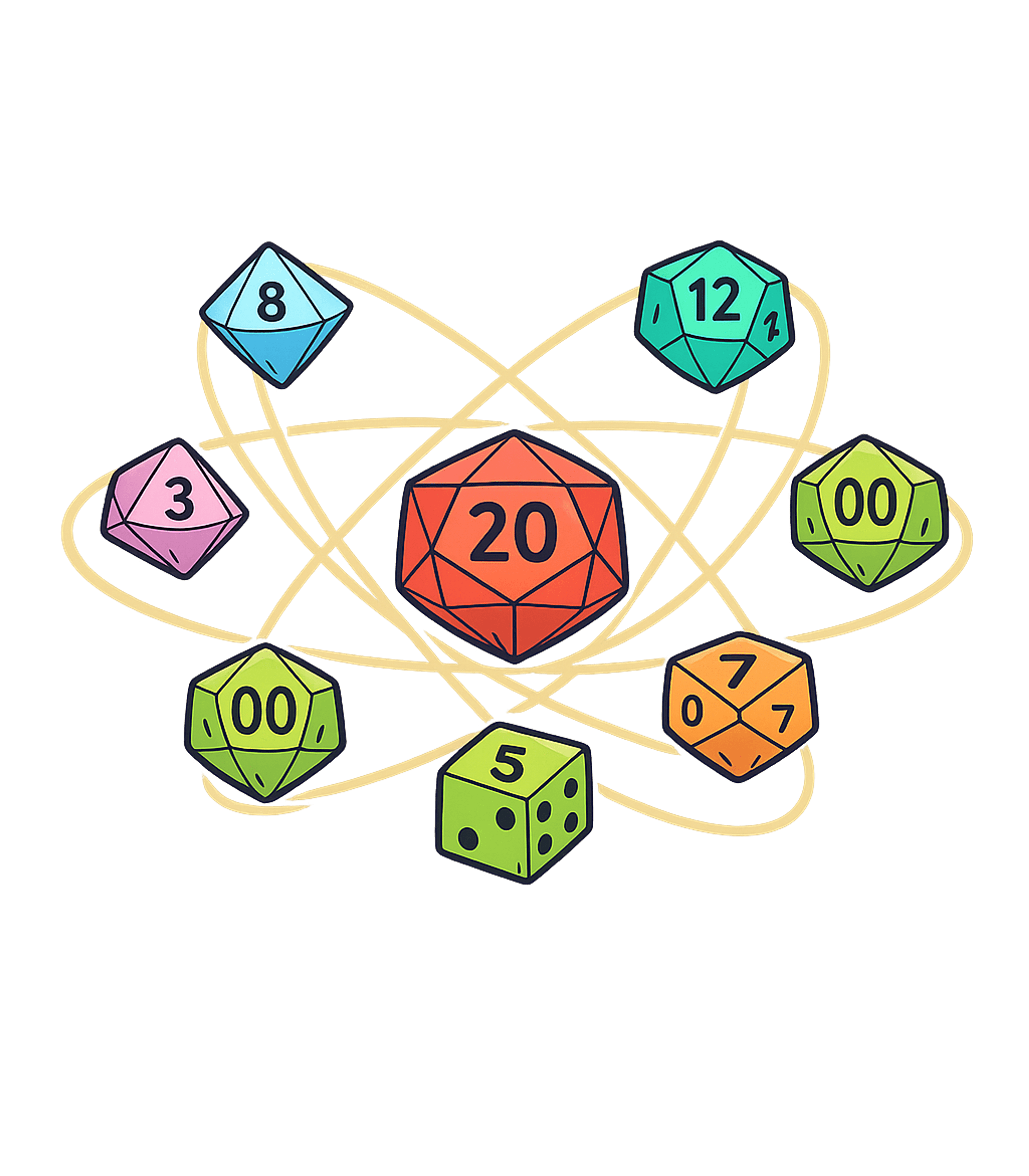 RPG Dice Orbit Gaming Tank Top featuring This vibrant graphic features a collection of polyhedral dic – designed by Geoff Brown @ SunFrog RPG Dice Orbit Gaming Tank Top featuring This vibrant graphic features a collection of polyhedral dic – designed by Geoff Brown @ SunFrog