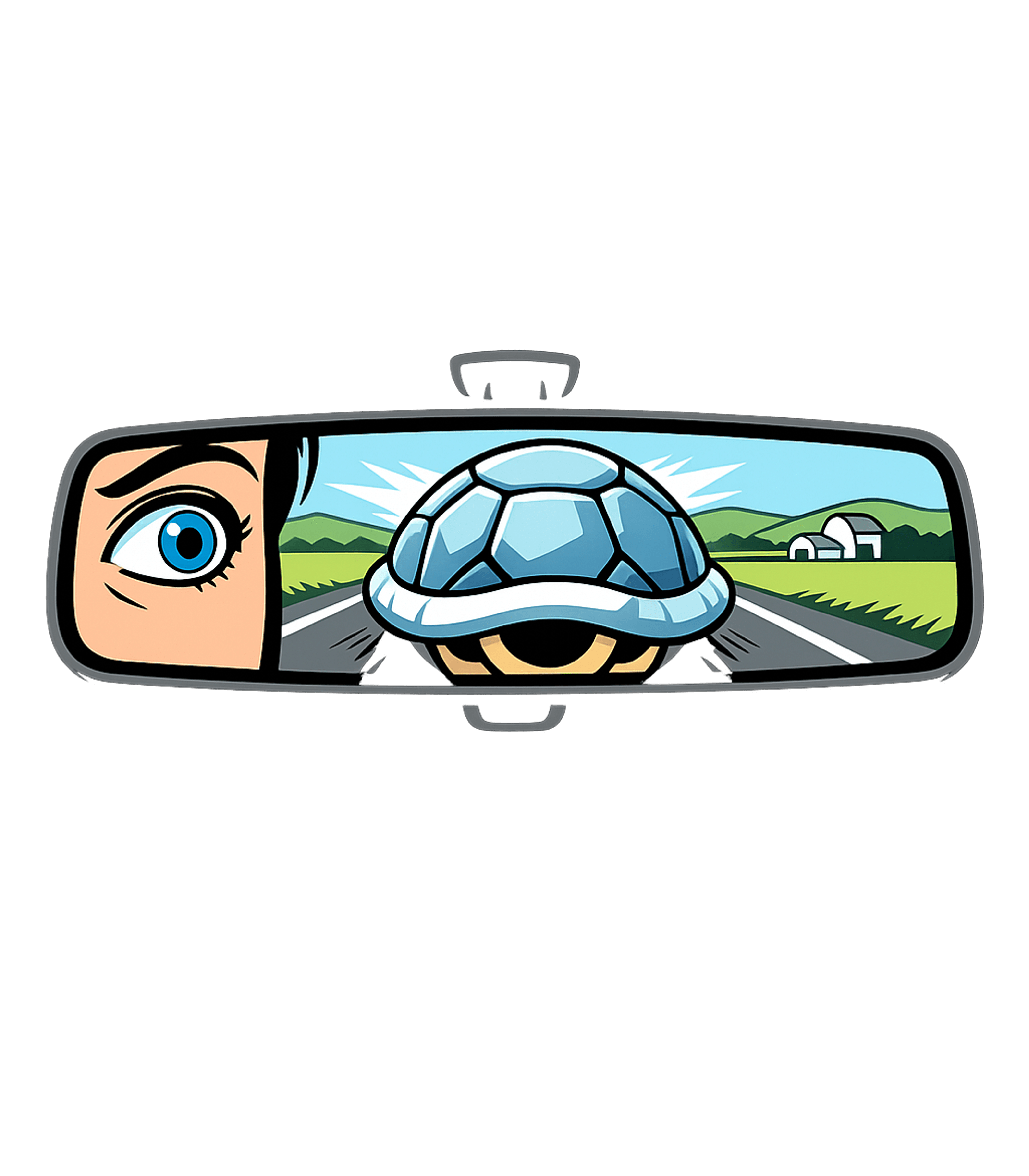 Turtle In Rearview Mirror Sarcasm Tank Top featuring This unique graphic features a humorous scene with a determi – designed by Geoff Brown @ SunFrog Turtle In Rearview Mirror Sarcasm Tank Top featuring This unique graphic features a humorous scene with a determi – designed by Geoff Brown @ SunFrog