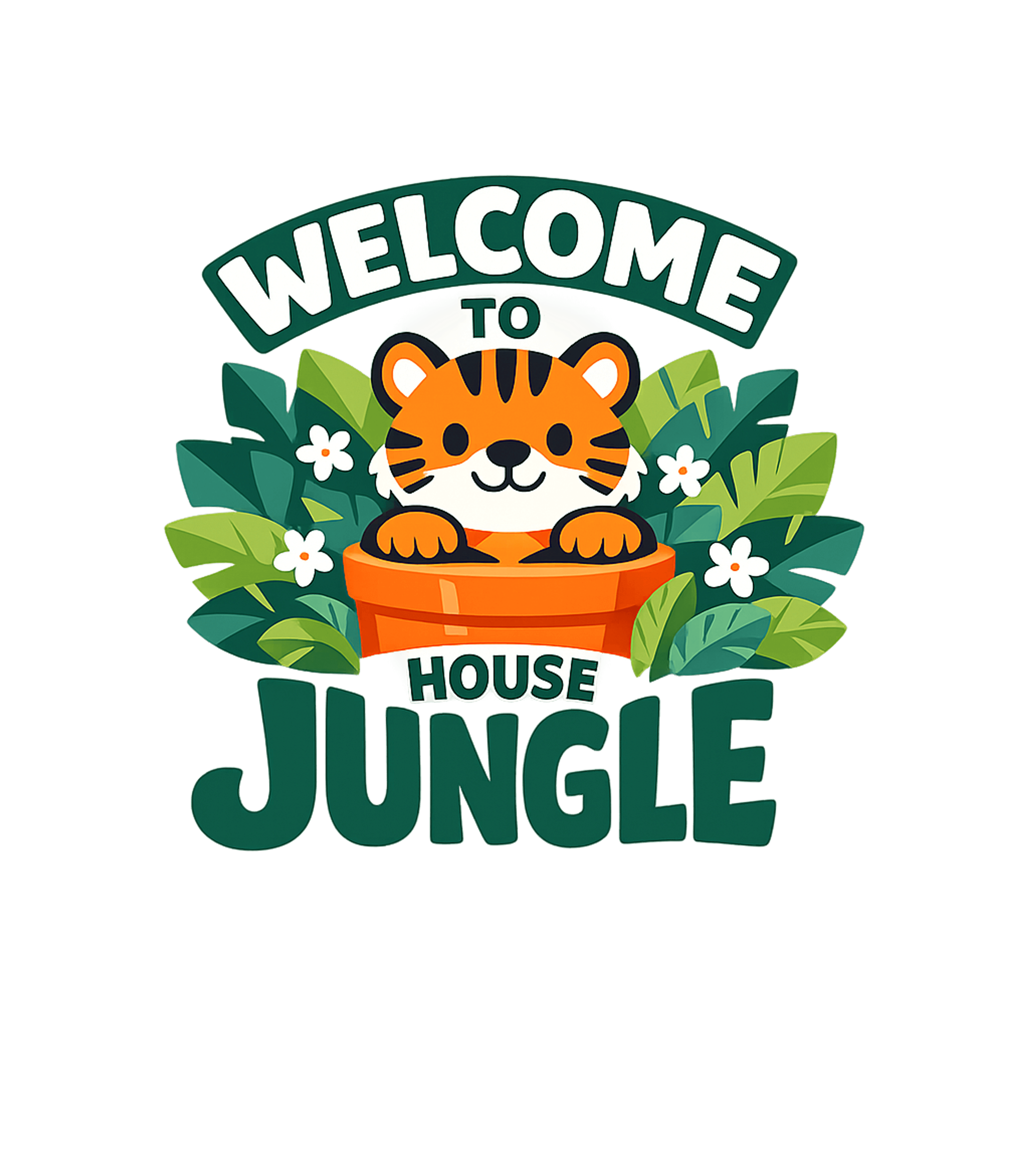 Welcome House Jungle Wildlife Tank Top featuring Embrace the wild side with this adorable cartoon tiger peeki – designed by Geoff Brown @ SunFrog Welcome House Jungle Wildlife Tank Top featuring Embrace the wild side with this adorable cartoon tiger peeki – designed by Geoff Brown @ SunFrog