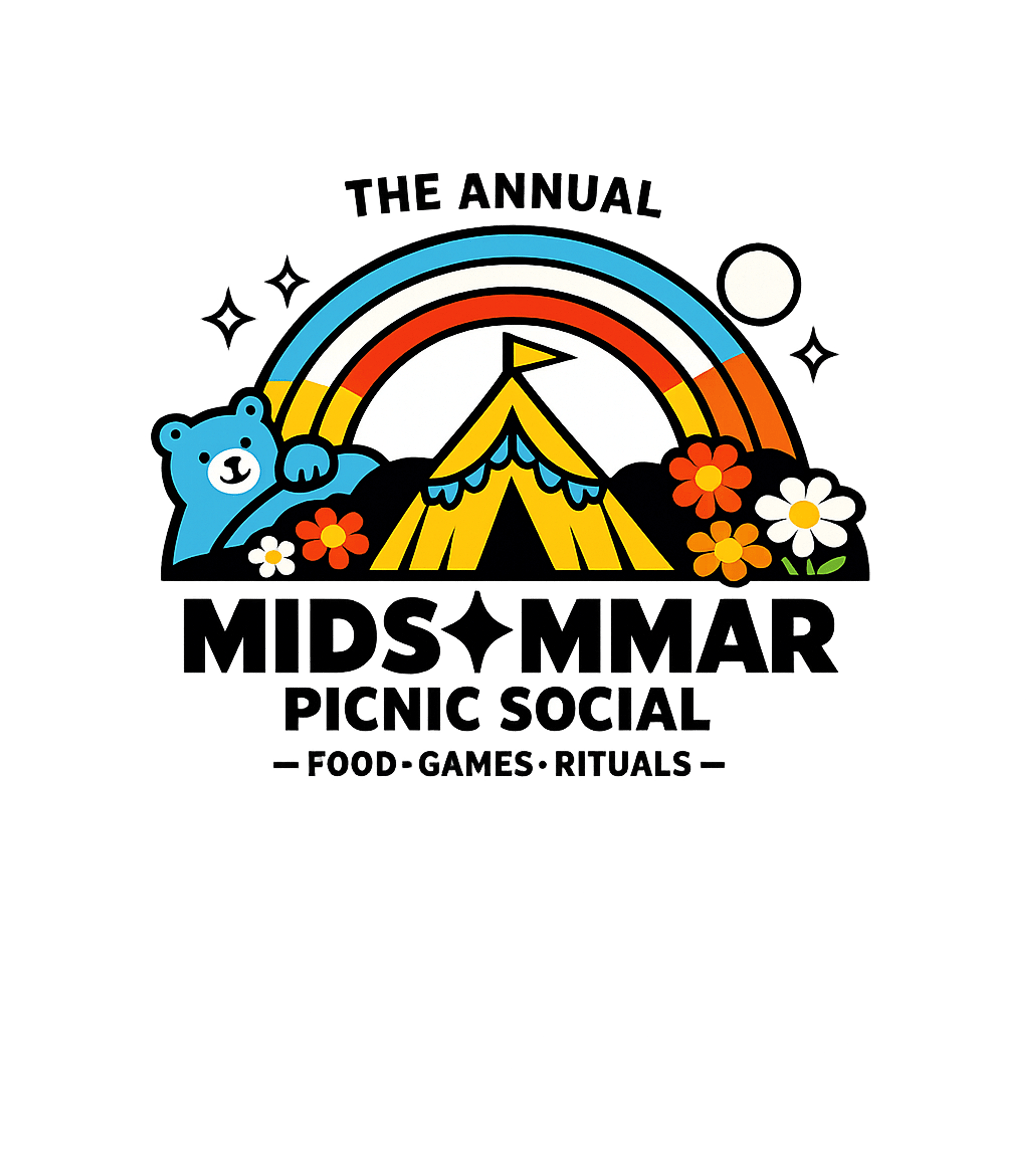 Whimsical Camping Bear Rainbow Camping Tank Top featuring This whimsical artwork features a friendly blue bear, a colo – designed by Geoff Brown @ SunFrog Whimsical Camping Bear Rainbow Camping Tank Top featuring This whimsical artwork features a friendly blue bear, a colo – designed by Geoff Brown @ SunFrog