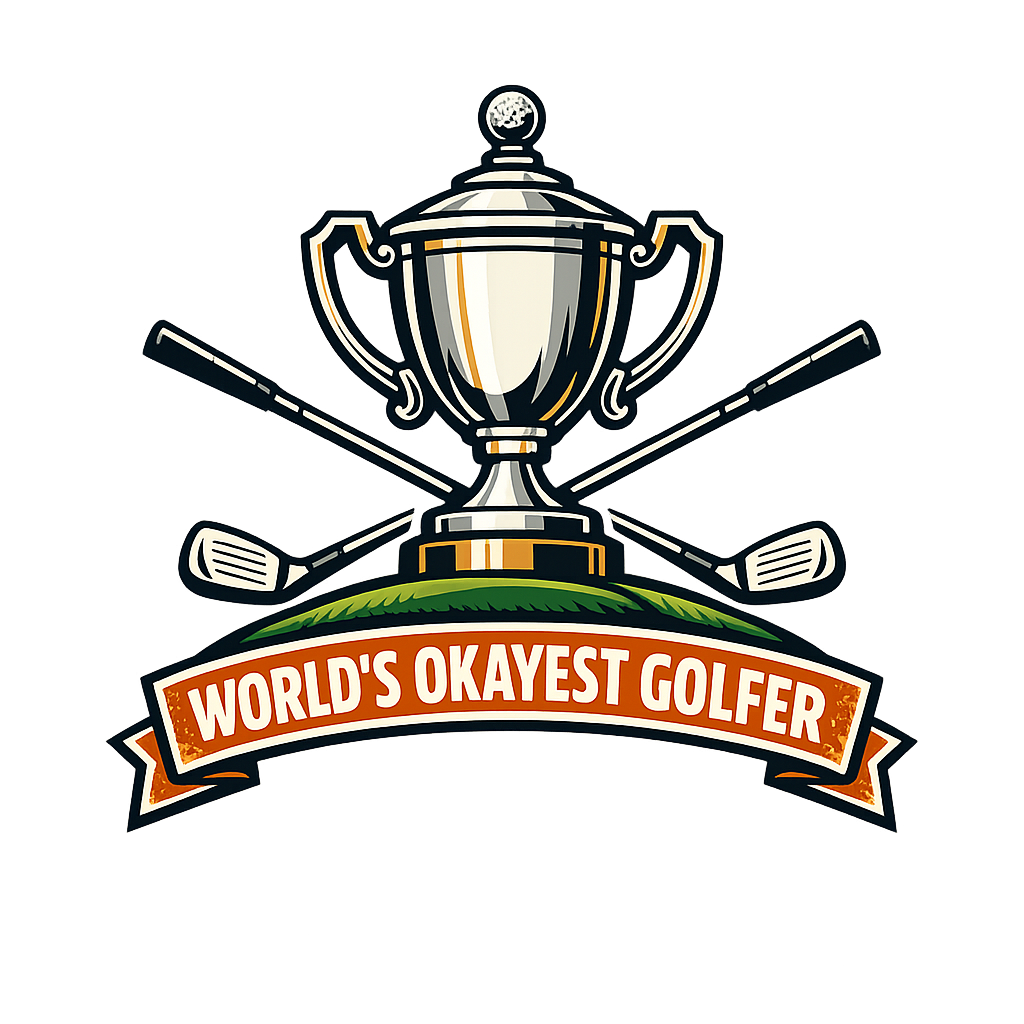 World's Okayest Golfer Golf Sticker featuring Celebrate a love for golf with a touch of self-deprecating h – designed by Destinie Laslo @ SunFrog World's Okayest Golfer Golf Sticker featuring Celebrate a love for golf with a touch of self-deprecating h – designed by Destinie Laslo @ SunFrog